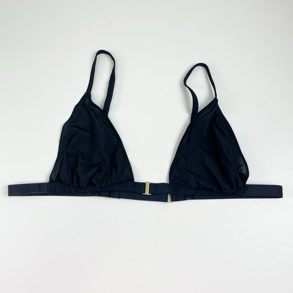 NEW SKIMS Bralette Bra Womens 4X Black Triangle Front Clasp NWOT - Picture 1 of 8